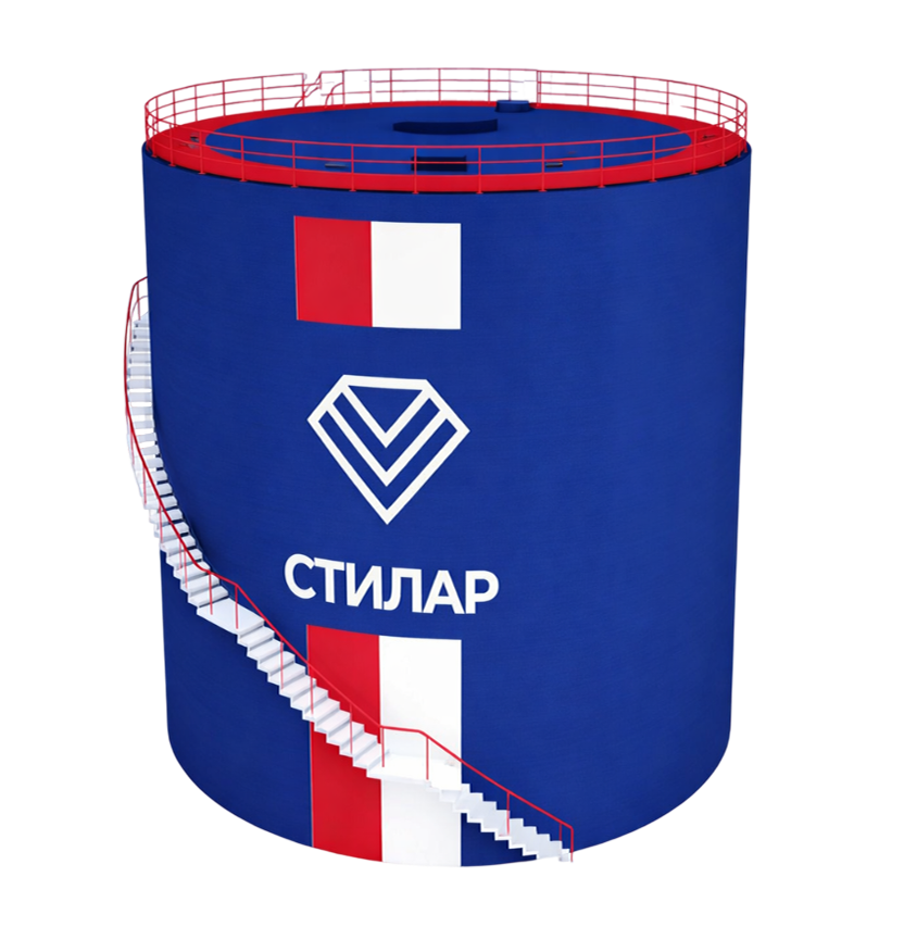 Цельносварной резервуар РВС для аварийного запаса воды 50 м³ от завода-производителя