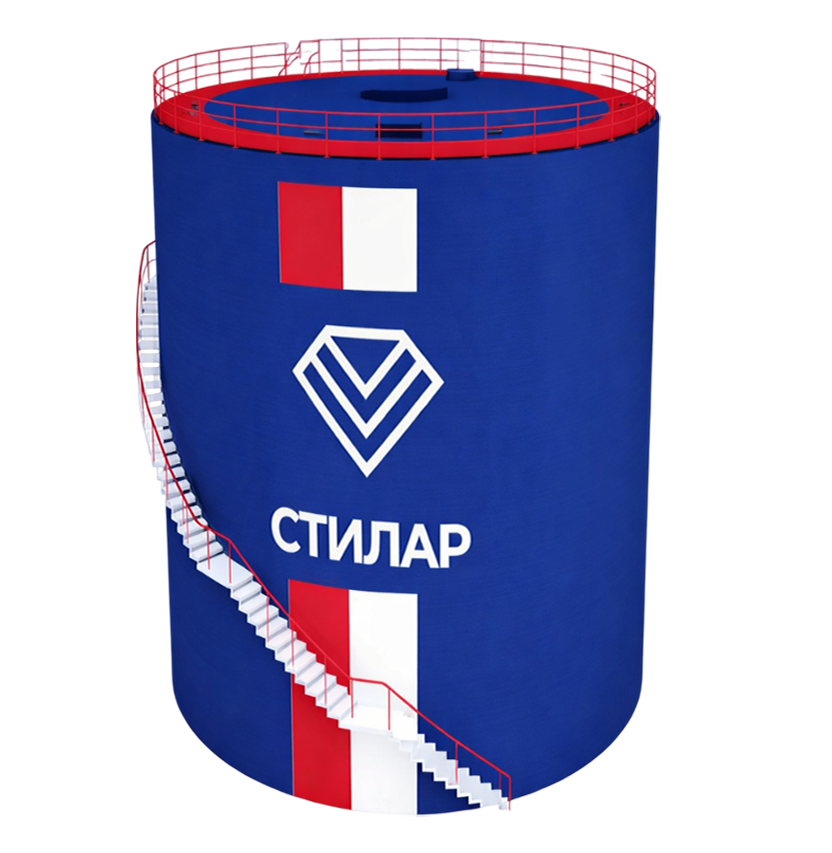 Цельносварной резервуар РВС для масла 40 м³ от завода-производителя