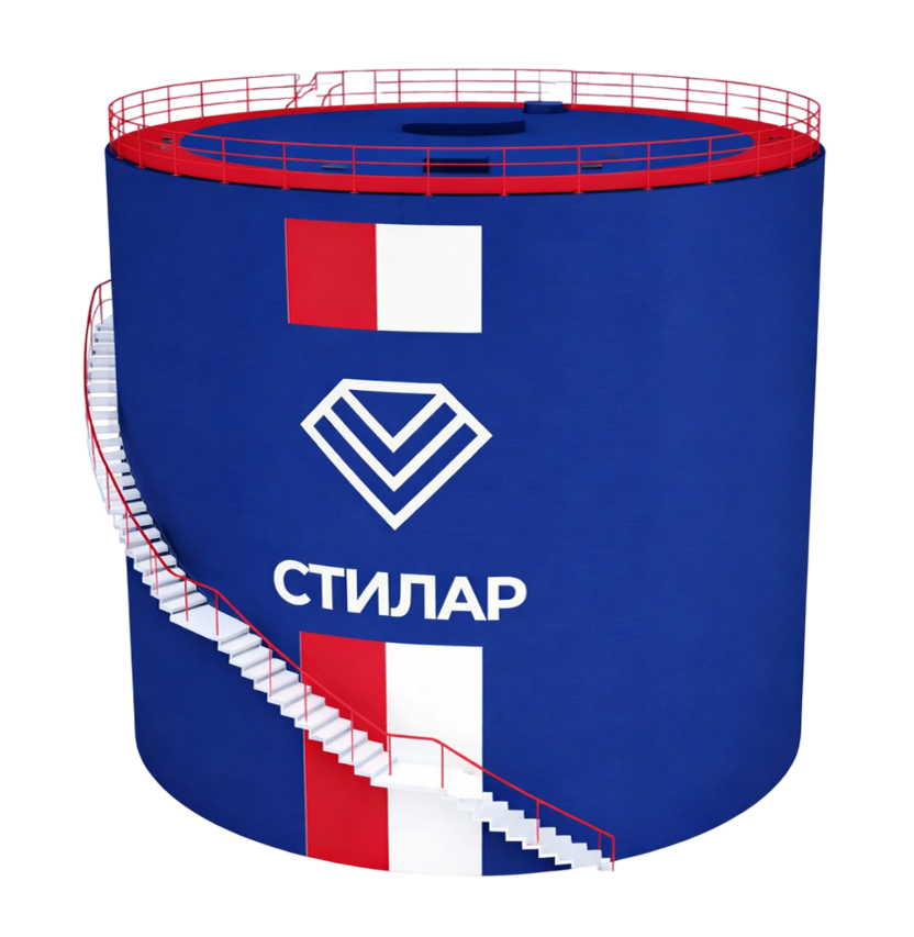 Цельносварной резервуар РВС для воды 125 м³ от завода-производителя